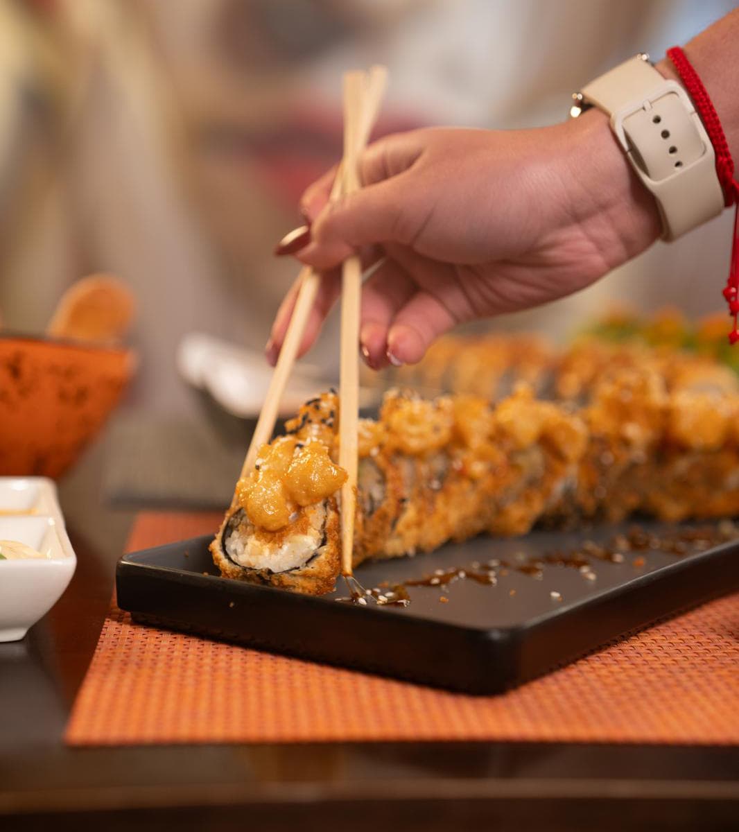 Sushi fusión estilo caribeño